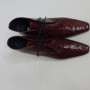 Ncub Animal Print Heeled Ankle Boots Size 10 Made In Italy